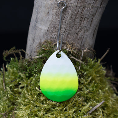 3.5 Colorado brass back, White Chartreuse Green tip