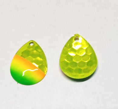 Silver blade series, 3.5 Colorado, Candy Chartreuse back, Mex Hat slant