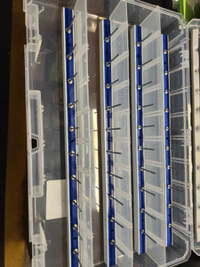 Guide blade box, 40 pegs
