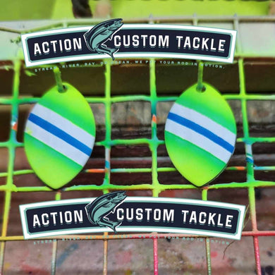 3.5 Cascade, White back, White, lime & green