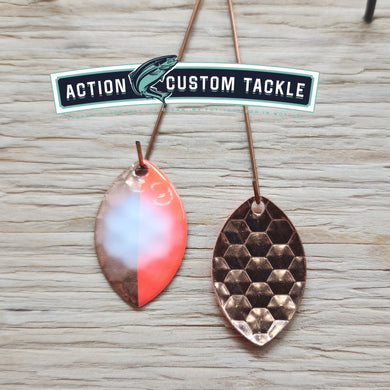 3.5 Cascade, Copper back, Red with White dot