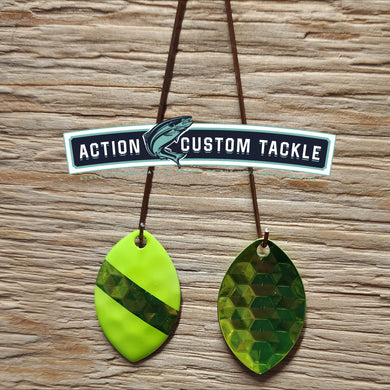 3.5 Cascade, Candy key lime back, Lime chart with stripe