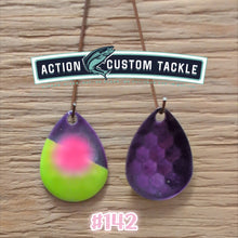 Load image into Gallery viewer, 3.5 Colorado, Purple back, Lime Pink dot