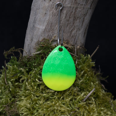 3.5 Colorado, brass back, Green with Chartreuse tip