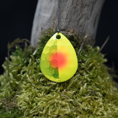 Silver Blade series, 3.5 Colorado, candy chartreuse | chartreuse red dot