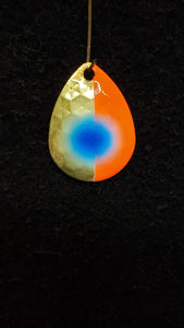 3.5 Colorado, brass back, Brass Orange with blue dot