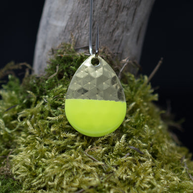 3.5 Colorado, brass back, chartreuse tip