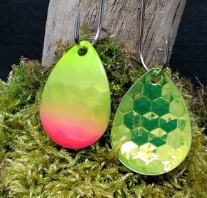 3.5 Colorado, Candy Key Lime front and back with chartreuse and pink tips