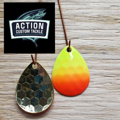 3.5 Colorado, Brass back, Lime Chartreuse, Red tip