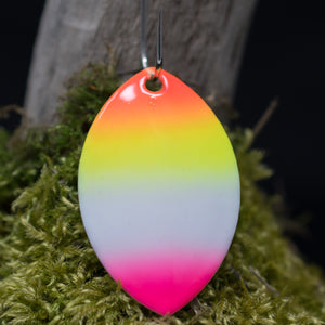 Size 5 Cascade, Brass back, Rainbow Pink tip