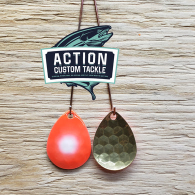 3.5 Colorado, Brass back, Flame red White dot