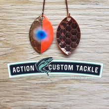 Load image into Gallery viewer, 3.5 Cascade, Copper back, Copper | Red, Blue dot