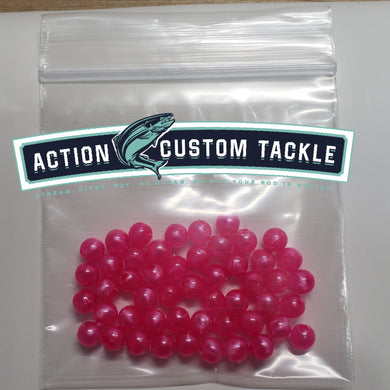 6mm bead, Pearl Pink 20 or 60 pack
