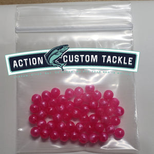 6mm bead, Pearl Pink 20 or 60 pack