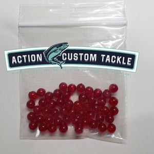 6mm bead, Blood Red 20 or 60 pack