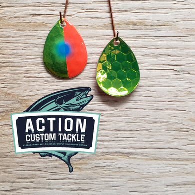 3.5 Colorado Candy Key Lime back 1/2 red, blue dot