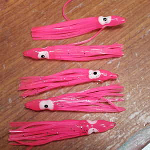 Hoochie 6 Cm (2.35), Pink, 5 pk – Action Custom Tackle