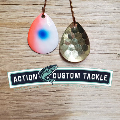 3.5 Colorado brass back white red red slice blue dot