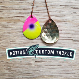 3.5 Colorado, Brass back, Pink/ Chartreuse Purple dot