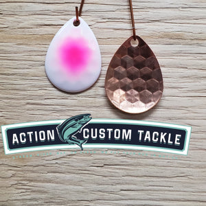 3.5 Colorado, copper back,  White, Pink dot