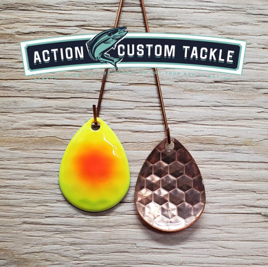 3.5 Colorado, Copper back, Chartreuse, Red dot