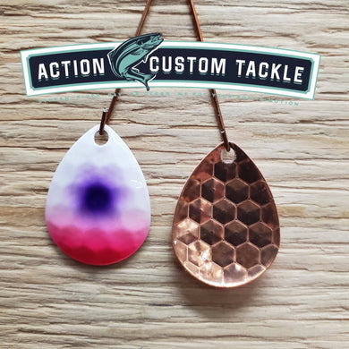 3.5 Colorado copper back, white Purple dot pink chin