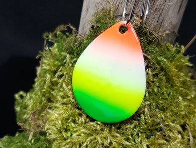 Size 5 Colorado, Brass back, Rainbow Green tip