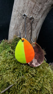 3.5 Colorado, copper back,  1/2 Chartreuse, 1/2 Orange