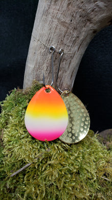 Size 5 Colorado, Brass back, Rainbow, Pink tip