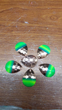 Load image into Gallery viewer, 3.5 Colorado, copper back, Copper, Blue, Chartreuse, Green tip