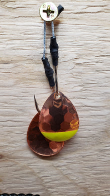 3.5 Colorado, copper back, Copper Chartreuse tip