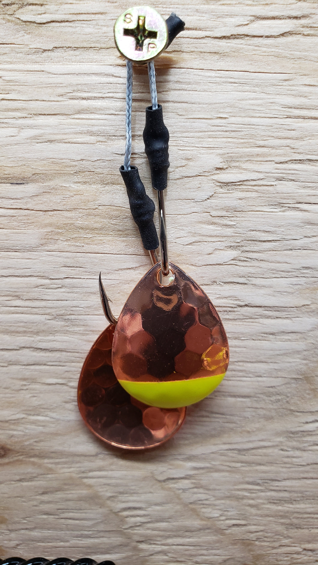 3.5 Colorado, copper back, Copper Chartreuse tip