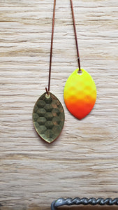 3.5 Cascade, Brass back, Lime Chartreuse, Red tip