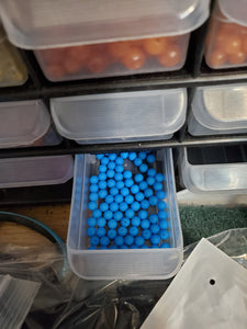 6mm bead UV, glass , 10 pack