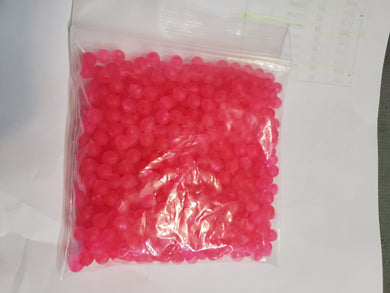 6mm bead, Frost Pink 20 or 60 pack