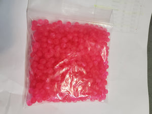 6mm bead, Frost Pink 20 or 60 pack