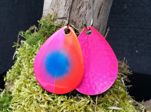 Silver blade series, Size 5 Colorado, Candy Pink Back, Candy Pink | Red, Blue dot