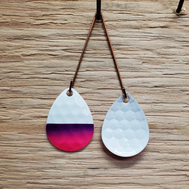 3.5 Colorado, White back, Purple pink tip