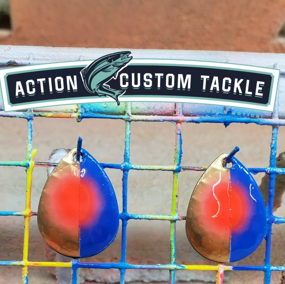 3.5 Colorado, Brass back, Blue, with red dot