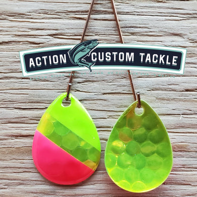 Silver blade series, 3.5 Colorado, Candy Chartreuse back, Lime / Pink