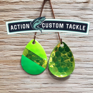 3.5 Colorado, Candy Key Lime back, Green \ Lime Chartreuse with stripe