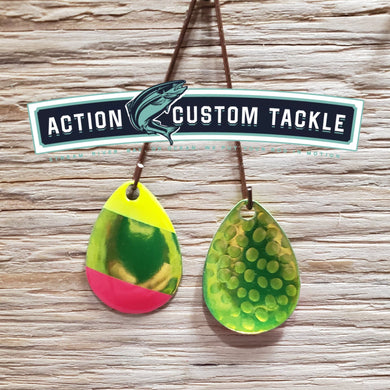 3.0 Colorado, Candy Key Lime back, Chartreuse & Pink tips