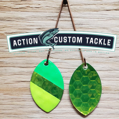 3.5 Cascade, Key Lime back, Green \ Lime with stripe