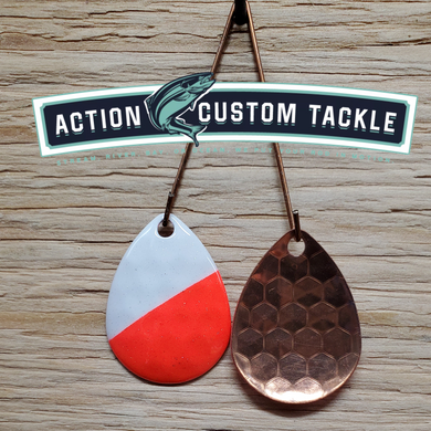 3.5 Colorado, copper back, Flame red on white