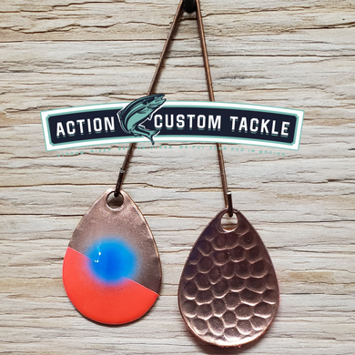 3.0 Colorado, Copper back, Red blue dot bronco