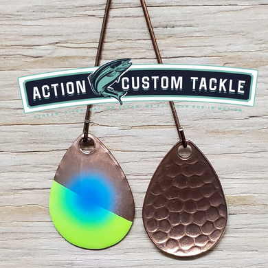 3.0 Colorado, Copper back, Lime blue dot