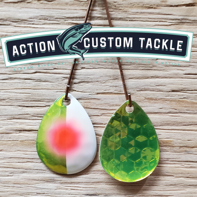 3.5 Colorado Candy Key Lime back 1/2 White, Red dot