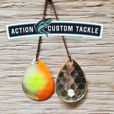 3.5 Colorado, brass back, Brass Orange with Lime dot