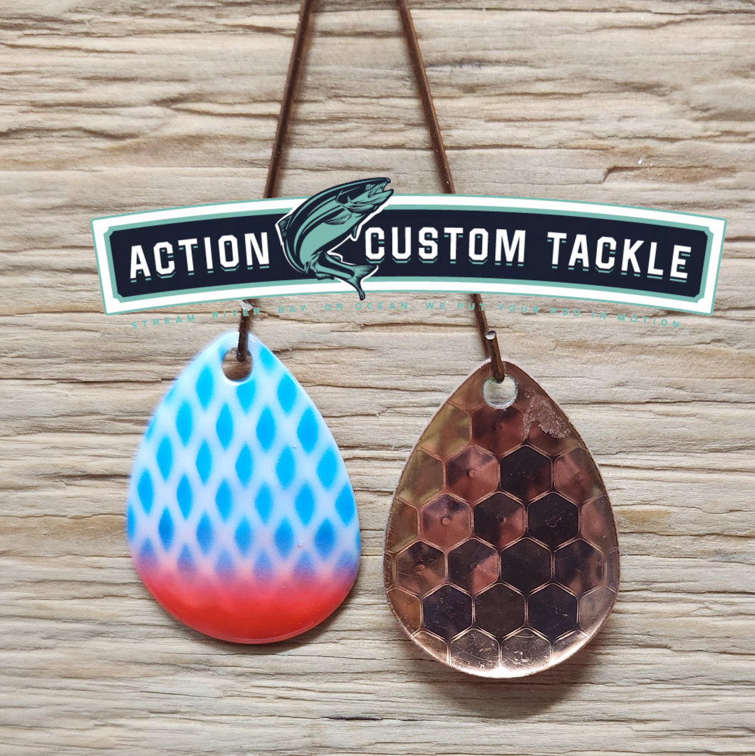 3.5 Colorado copper back, Argyle Blue red tip