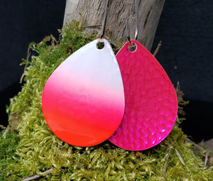 Silver blade series, Size 6 Colorado, Candy Pink back, White, Pink, Red tip